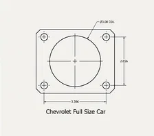 Rear Disc Brake Kit  with Plain Rotors and Zinc Plated Calipers for Chevrolet image 2
