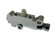 Chrome Proportioning Valve Side mount with lines disc/disc image 2