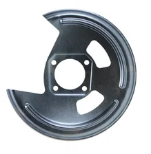 Rear Disc Brake Kit  with Drilled Rotors and Black Powder Coated Calipers image 4