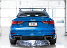 SwitchPath™ Exhaust for Audi 8V RS 3 - Diamond Black RS-style Tips image 5