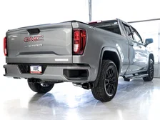 0FG Catback Dual Side Exit Exhaust for 4th Gen Silverado/Sierra 1500 5.3L (Flat Bumper) - Diamond Black Tips image 4