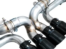 SwitchPath Exhaust for C8 Corvette Z06 - 4.5" Diamond Black Tips image 5