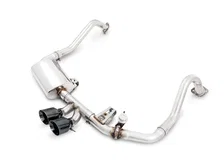SwitchPath™ Exhaust for Porsche 718 Boxster / Cayman (PSE Only) - Diamond Black Tips image 1