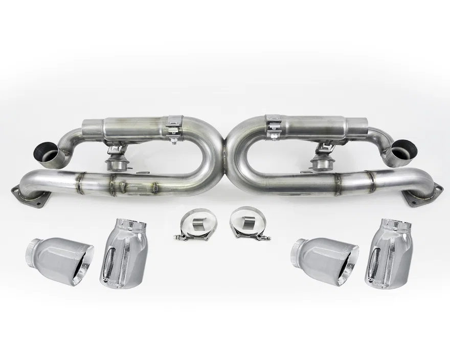 SwitchPath™ Exhaust for Porsche 991 - Non-PSE cars - Chrome Silver Tips