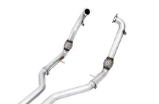 SwitchPath™ Exhaust for Audi B9 S4 - Non-Resonated - 4" Chrome Silver Tips image 2