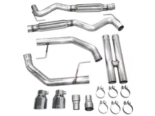 Track Edition Exhaust for S650 Ford Mustang GT Fastback - Dual Chrome Silver Tips image 5