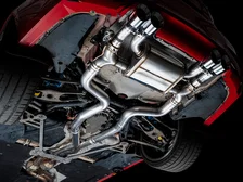 SwitchPath™ Catback Exhaust for BMW F8X M3/M4 - 4" Chrome Silver Tips image 8