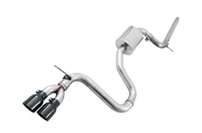 Track Edition Exhaust for VW MK7 Golf 1.8T - Diamond Black Tips (90mm) image 1