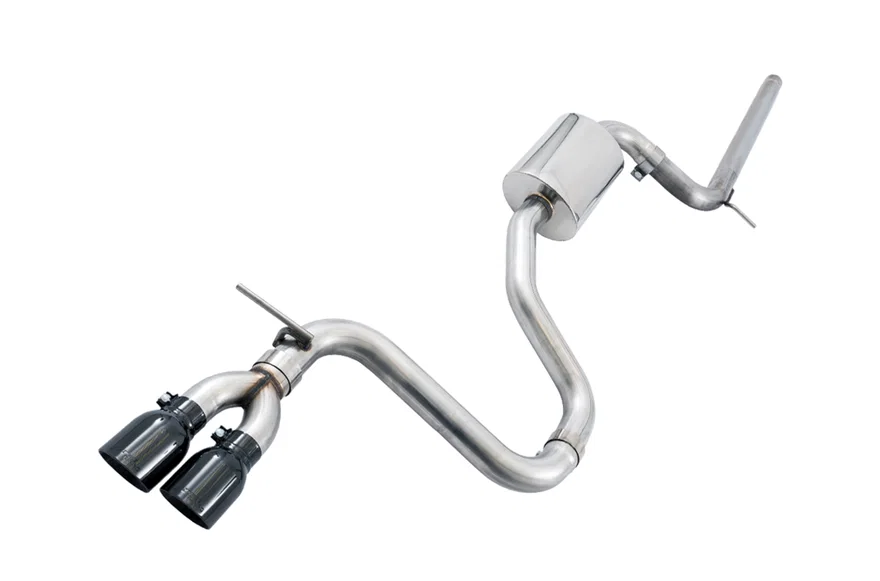 Track Edition Exhaust for VW MK7 Golf 1.8T - Diamond Black Tips (90mm)