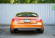 Track Edition Exhaust for Audi S5 3.0T - 3.5" Diamond Black Tips image 2