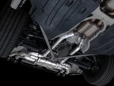 SwitchPath™ Axleback Exhaust for BMW F97 X3 M / F98 X4 M - 4.5" Diamond Black Tips image 12