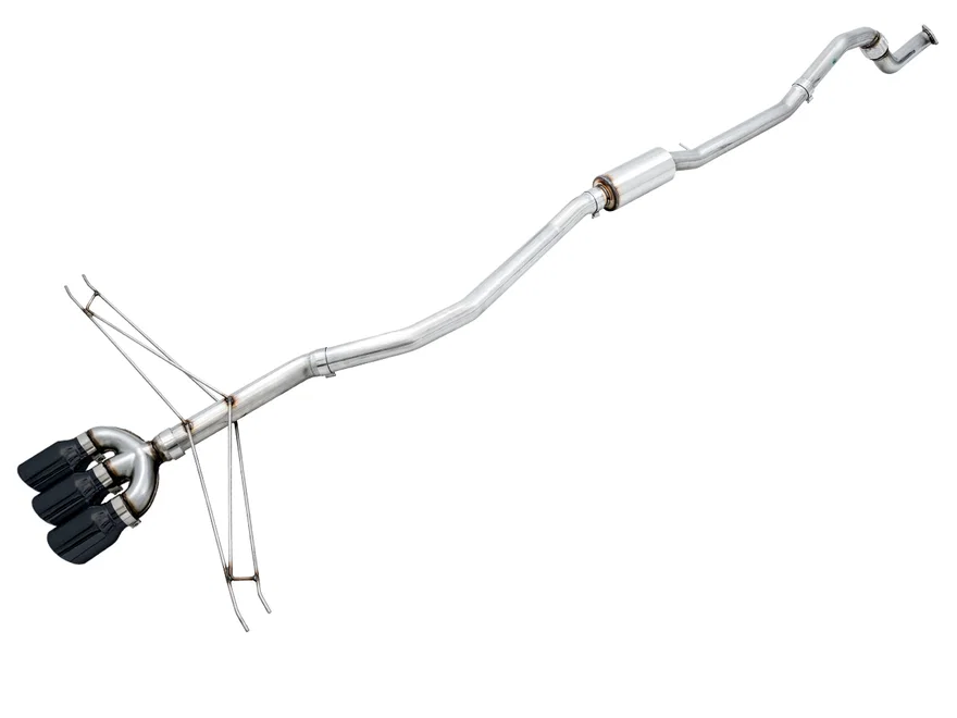 Track Edition Exhaust for 10th Gen Civic Si Coupe / Sedan (includes Front Pipe) - Triple Diamond Black Tips
