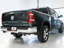 0FG Dual Rear Exit Catback for 5th Gen RAM 1500 5.7L (with bumper cutouts) - Chrome Silver Tips image 8
