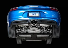 Performance Exhaust System for Porsche 981 - With Chrome Silver Tips image 2