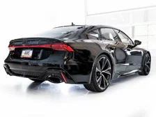 SwitchPath™ Exhaust for C8 Audi RS 6/RS 7 - Diamond Black RS-style Tips image 24