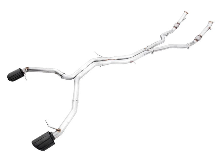 Track Edition Exhaust for Audi B9 RS 5 Sportback - Diamond Black RS-style Tips
