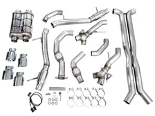 SwitchPath™ Exhaust for Cadillac CT4-V Blackwing - 4.5" Chrome Silver Tips image 6