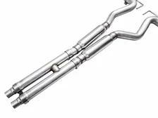SwitchPath™ Exhaust for S650 Ford Mustang Dark Horse - Quad Diamond Black Tips image 4