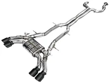SwitchPath™ Exhaust for Cadillac CT4-V Blackwing - 4.5" Diamond Black Tips image 1