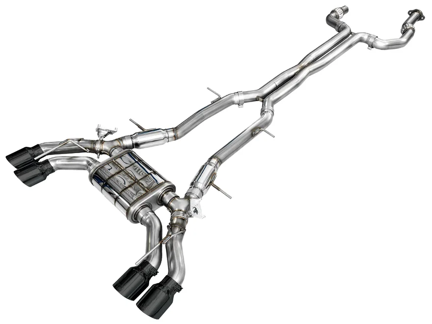 SwitchPath™ Exhaust for Cadillac CT4-V Blackwing - 4.5" Diamond Black Tips