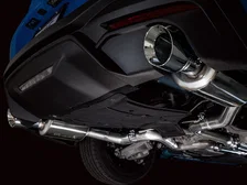 Touring Edition Exhaust for S650 Ford Mustang GT Fastback - Dual Chrome Silver Tips image 6