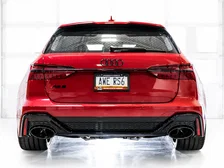SwitchPath™ Exhaust for C8 Audi RS 6/RS 7 - Diamond Black RS-style Tips image 21