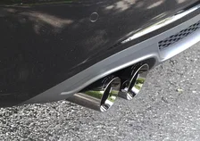 Touring Edition Exhaust for B8/B8.5 A4 2.0T - Single Side, Chrome Silver Tips for Audi A4 Quattro image 2