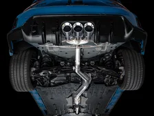 Track Edition Exhaust for FL5 Civic Type R - Triple Chrome Silver Tips image 19