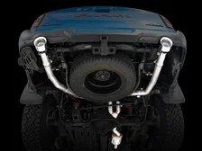 0FG Dual Rear Exit Catback for 5th Gen RAM 1500 5.7L (with bumper cutouts) - Chrome Silver Tips image 10