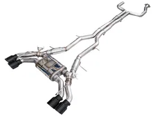 SwitchPath™ Exhaust for Cadillac CT5-V Blackwing - 4.5" Diamond Black Tips image 1