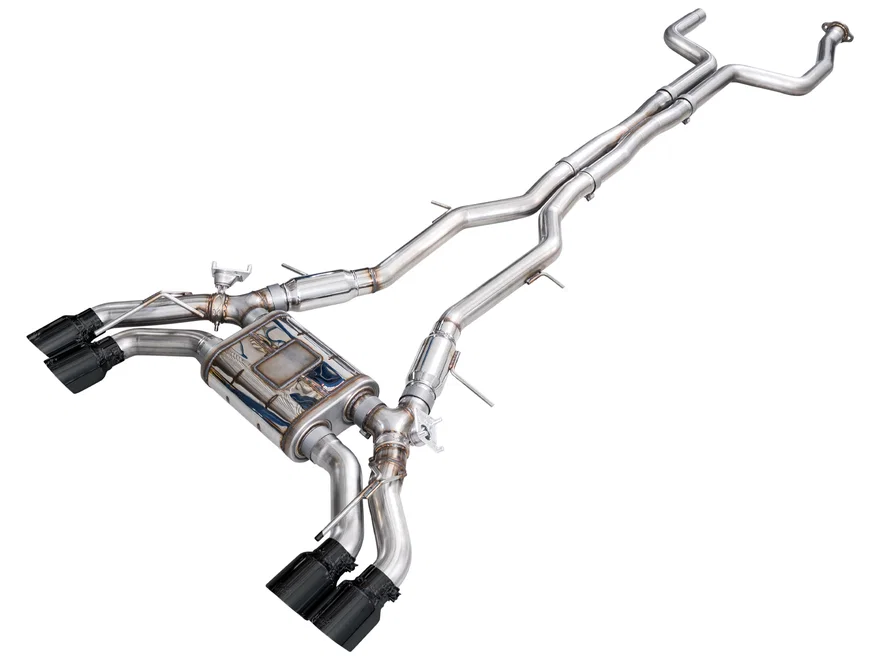 SwitchPath™ Exhaust for Cadillac CT5-V Blackwing - 4.5" Diamond Black Tips