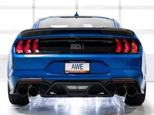 SwitchPath™ Exhaust for Ford Mustang S550 Mach1 - Quad Diamond Black Tips image 8