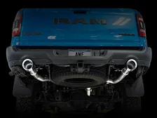 0FG Dual Rear Exit Catback for 5th Gen RAM 1500 5.7L (with bumper cutouts) - Chrome Silver Tips image 9