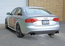 Touring Edition Exhaust for Audi B8 S4 3.0T - 3.5" Diamond Black Tips image 4