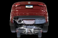 Track Edition Exhaust for MK6 GLI 2.0T - MK6 Jetta 1.8T - Diamond Black Tips image 2