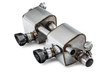 SwitchPath™ Exhaust for 991.2 Carrera / S / GTS with PSE - Diamond Black Tips for Porsche 911 image 1