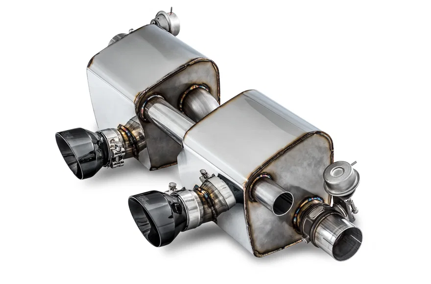 SwitchPath™ Exhaust for 991.2 Carrera / S / GTS with PSE - Diamond Black Tips for Porsche 911