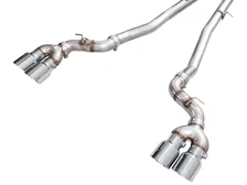 Track Edition Catback Exhaust for BMW G90/G99 M5 - 4.5" Chrome Silver Tips image 4