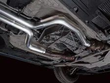 SwitchPath™ Exhaust for Cadillac CT5-V Blackwing - 4.5" Chrome Silver Tips image 12