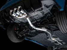 Track Edition Exhaust for FL5 Civic Type R - Triple Chrome Silver Tips image 20