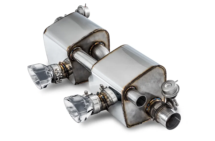 SwitchPath™ Exhaust for 991.2 Carrera / S / GTS with PSE - Chrome Silver Tips for Porsche 911