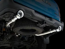 0FG Dual Rear Exit Catback for 5th Gen RAM 1500 5.7L (with bumper cutouts) - Chrome Silver Tips image 5