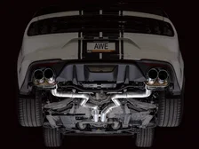SwitchPath™ Cat-back Exhaust for '18-'23 S550 Mustang GT - Quad Chrome Silver Tips image 13