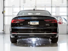 Track Edition Exhaust for B9 A5 - 4" Chrome Silver Tips for Audi A5 Quattro image 6