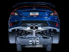 Track Edition Exhaust for 10th Gen Civic Si Coupe / Sedan (includes Front Pipe) - Dual Chrome Silver Tips image 8