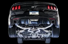 Track Edition Cat-back Exhaust for S550 Mustang GT - Dual Tip - Chrome Silver Tips image 3