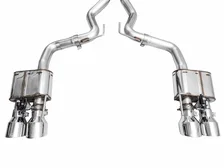 SwitchPath™ Exhaust for S650 Ford Mustang GT Fastback - Quad Chrome Silver Tips image 3