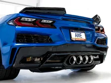 SwitchPath Exhaust for C8 Corvette Z06 - 4.5" Chrome Silver Tips image 9