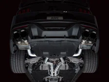 SwitchPath™ Exhaust for S650 Ford Mustang Dark Horse - Quad Diamond Black Tips image 15