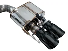 SwitchPath™ Cat-back Exhaust for '18-'23 S550 Mustang GT - Quad Diamond Black Tips image 5